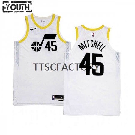 Camiseta Niños Utah Jazz Donovan Mitchell 45 Nike 2022-23 Association Edition Blanco Swingman Camiseta Niños Utah Jazz Donovan Mitchell 45 Nike 2022-23 Association Edition Blanco Swingman